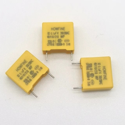 抵抗capacitorce、小型減少の電圧コンデンサー0.1uF/275V/310V