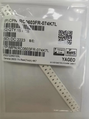 一般目的4007Ω 0603破片の抵抗器の厚いフィルムの± 5%の抵抗の許容
