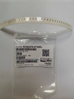 家庭用電化製品100KΩ 0603の破片の抵抗器0.8の± 0.1mmの幅