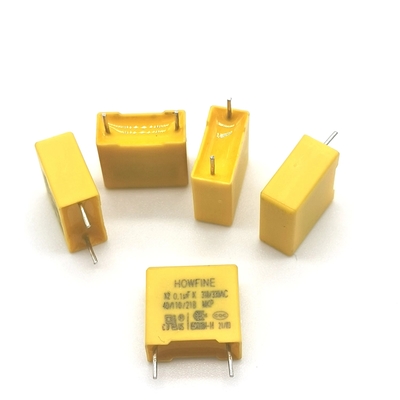 抵抗capacitorce、小型減少の電圧コンデンサー0.1uF/275V/310V