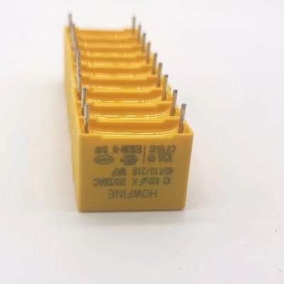 抵抗capacitorce、減少の電圧コンデンサー0.22uF/275V/310V/330V