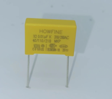LED用ポリプロピレンフィルム妨害防止コンデンサ 103K/310V P15mm
