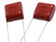 赤い0.01 UFはポリエステル・フィルムのコンデンサーの電圧証拠を金属で処理した