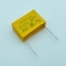 耐熱ピッチ22.5mmのX2安全コンデンサーの防火効力のある黄色い色