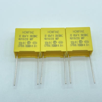 MKP 0.82uF X2の安全コンデンサーの支払能力がある抵抗力があるエポキシ樹脂